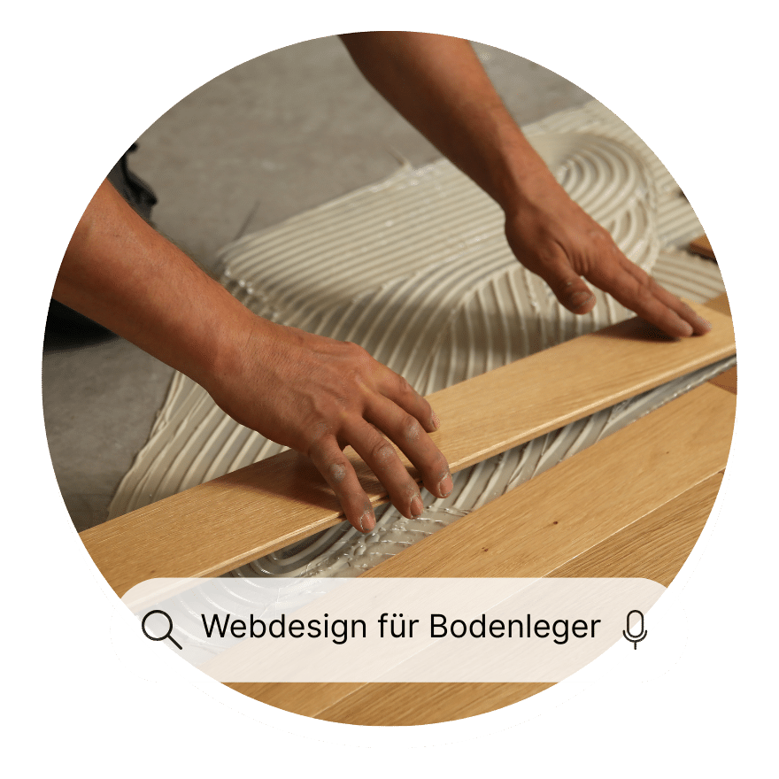Webdesign für Bodenleger