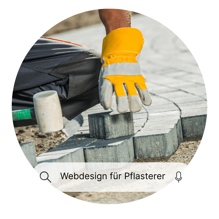 Webdesign für Pflasterer