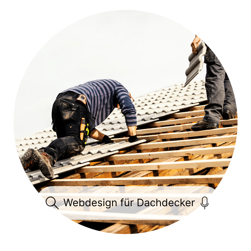 Webdesign für Dachdecker